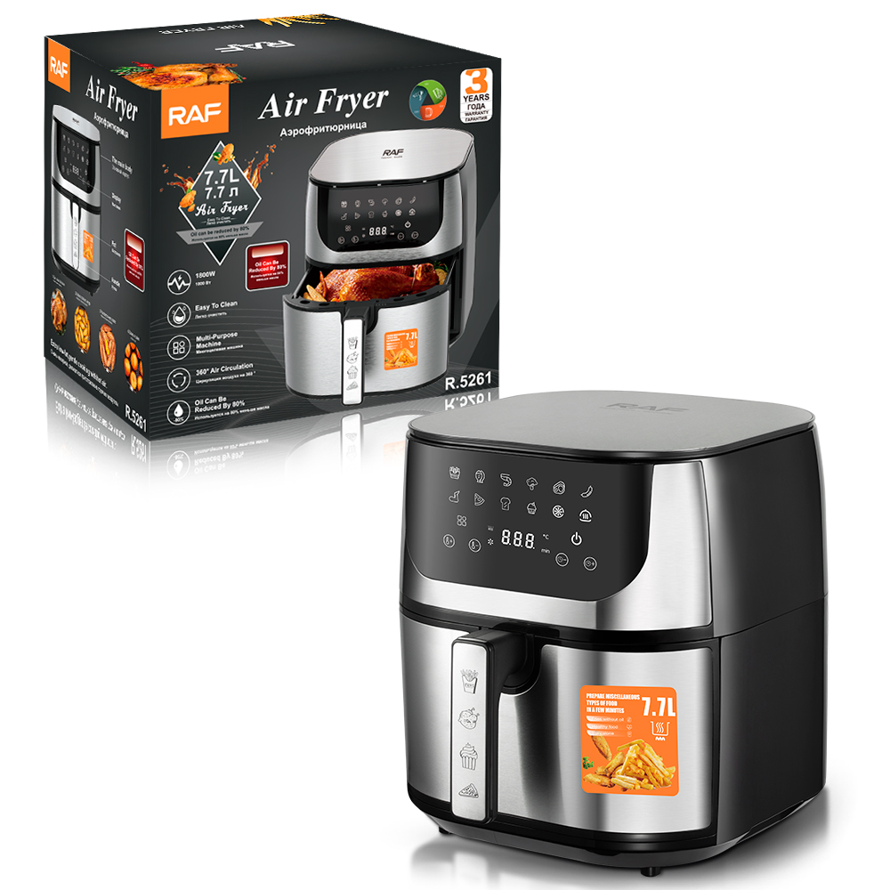 RAF R.5261 Airfryer 1800W 7.7 Litr